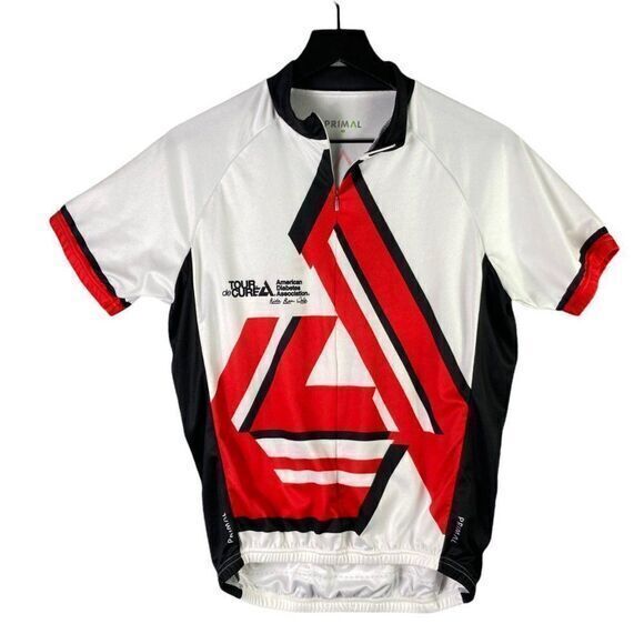 Primal Other - Primal Cycling Diabetes Jersey‎ Red American Rider Association Mens Size Medium
